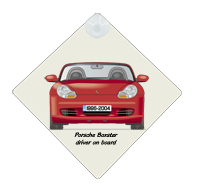 Porsche Boxster 1996-2004 Car Window Hanging Sign